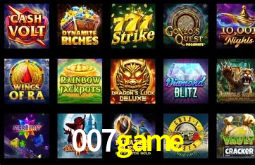 Descubra o Mundo do Cassino Online com 007game